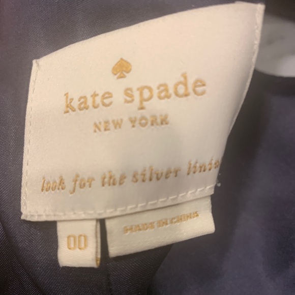 Kate Spade Hazy Floral Fit n' Flare Bow Back Dress Sz 00 - Picture 5 of 7